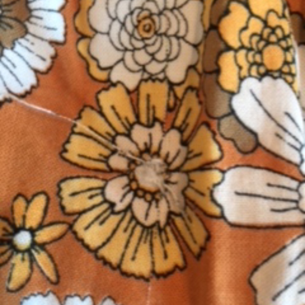 NWOT Forever 21 Hippie/Boho Orange Floral Dress - Picture 6 of 8